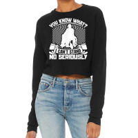 Handicap Wheelchair Disability Humor   Paraplegic T Shirt Cropped Sweater | Artistshot