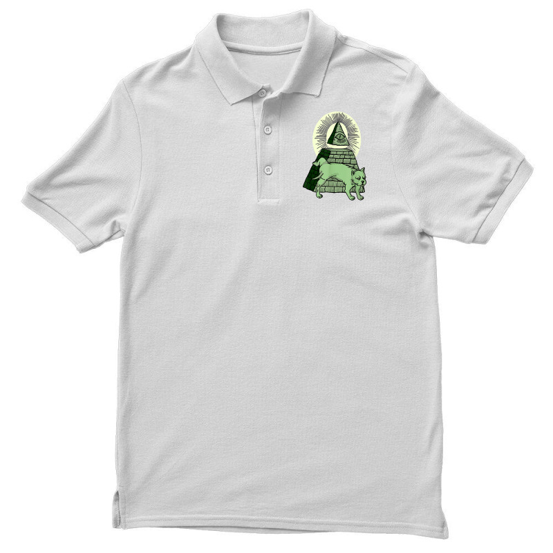 Fck Nwo Anti Illuminati All Seeing Eye Pyramide Mason T Shirt Men's Polo Shirt | Artistshot