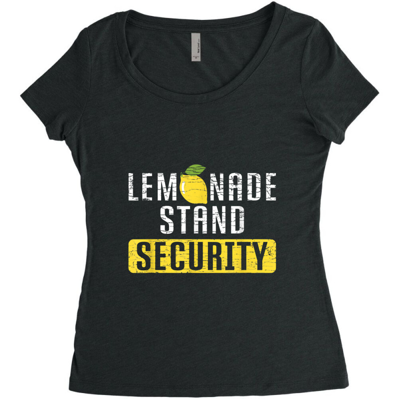 Lemonade Stand Security Women's Triblend Scoop T-shirt by siapasidia | Artistshot