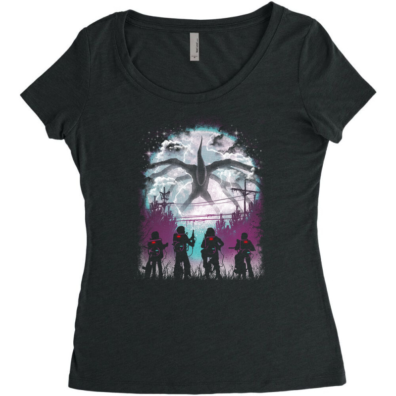 There’s Something Strange Women's Triblend Scoop T-shirt by chrisnom | Artistshot