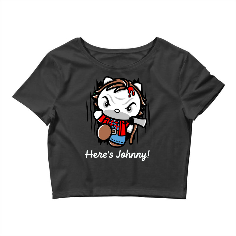 Hello Johnny Crop Top by chrisnom | Artistshot