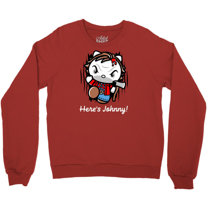 Hello Johnny Crewneck Sweatshirt by chrisnom | Artistshot