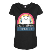 Equally Hate Maternity Scoop Neck T-shirt | Artistshot