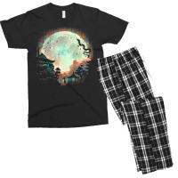 Thermal Moon Glow Men's T-shirt Pajama Set | Artistshot