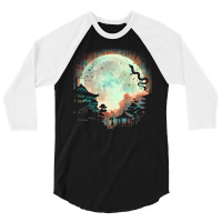 Thermal Moon Glow 3/4 Sleeve Shirt | Artistshot