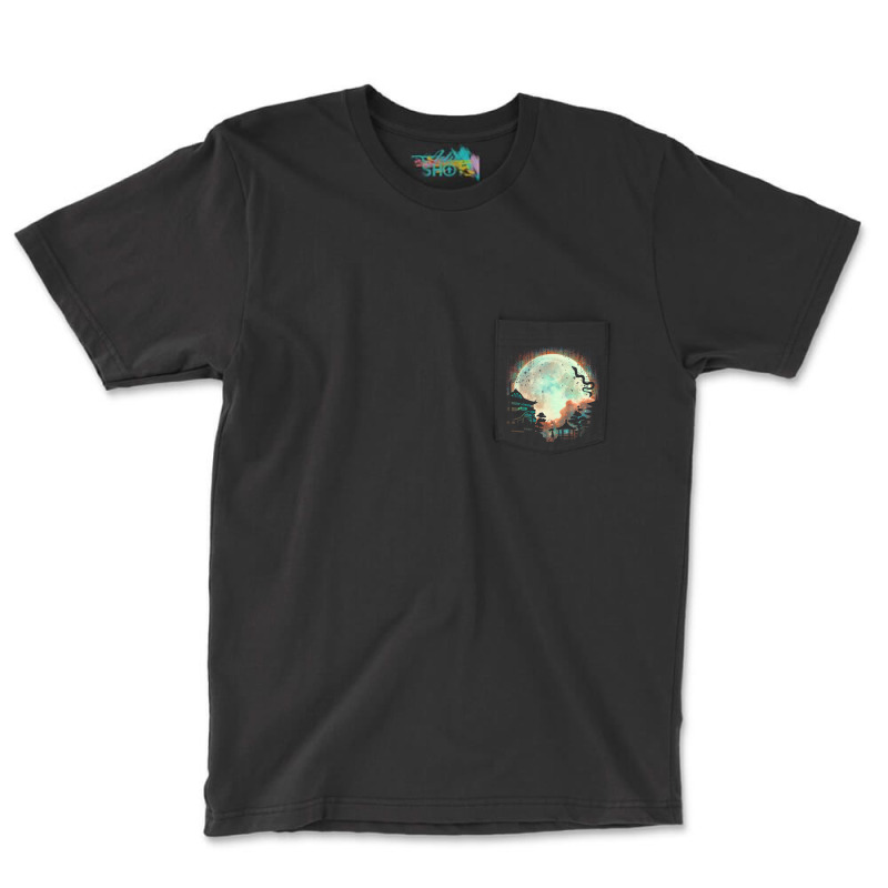 Thermal Moon Glow Pocket T-Shirt by chrisnom | Artistshot