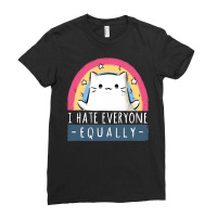 Equally Hate Ladies Fitted T-shirt | Artistshot