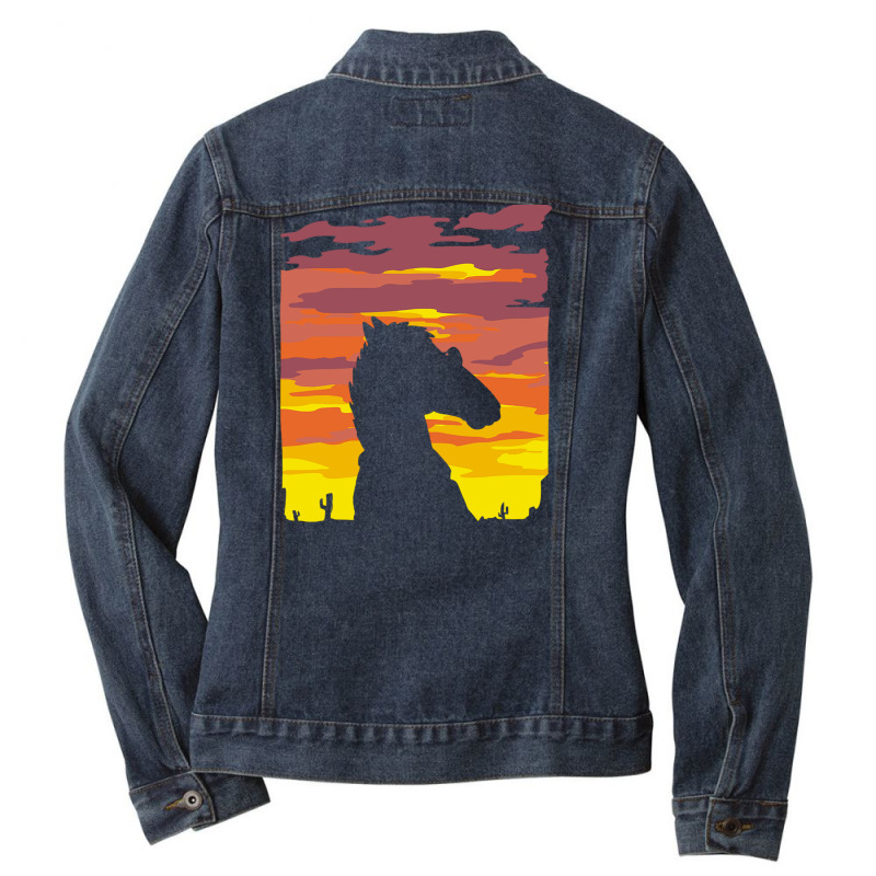 Escape From L.a. Ladies Denim Jacket by chrisnom | Artistshot