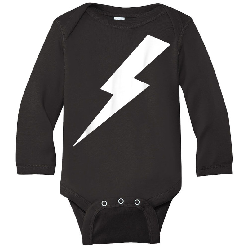 Lightning Bolt Print T Shirt Long Sleeve Baby Bodysuit by damarcusswabb | Artistshot