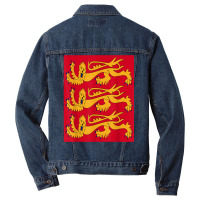 House Of Plantagenet T Shirt Angevin Empire Lancaster York Men Denim Jacket | Artistshot