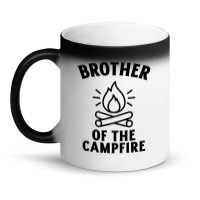 Brother Of The Campfire Funny Camping Quote Magic Mug | Artistshot