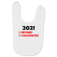 2021 Vaccinated (1) Baby Bibs | Artistshot