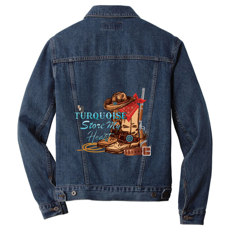 Lovely Cowboy Men Denim Jacket | Artistshot