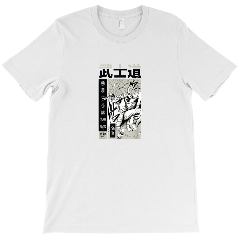 Japanese Samurai Warrior With Katana Sword Manga Samurai T-shirt | Artistshot