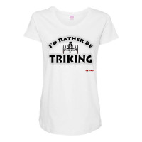 Rather Trike Recumbent Tee Shirt Maternity Scoop Neck T-shirt | Artistshot