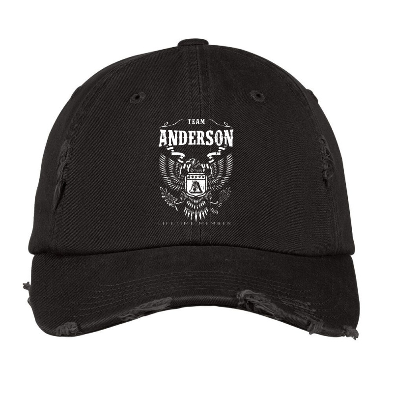 Team Anderson Lifetime Member Vintage Cap by wulanguritnoo | Artistshot