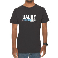 Mens New Dad 1st Time Dad Est 2023 Promoted To Daddy 2023 Father Vintage T-shirt | Artistshot