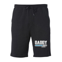 Mens New Dad 1st Time Dad Est 2023 Promoted To Daddy 2023 Father Fleece Short | Artistshot