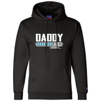 Mens New Dad 1st Time Dad Est 2023 Promoted To Daddy 2023 Father Champion Hoodie | Artistshot