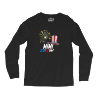 Mimi Crew 4th Of July Patriotic American Family Matching Long Sleeve Shirts | Artistshot