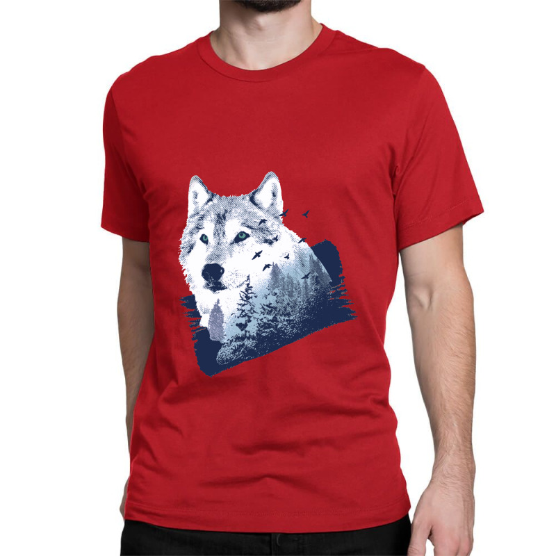 Wolf Forest Classic T-shirt by wulanguritnoo | Artistshot