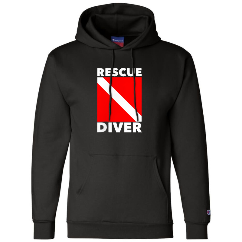 Scuba Divers Certified Rescue Diver Champion Hoodie | Artistshot