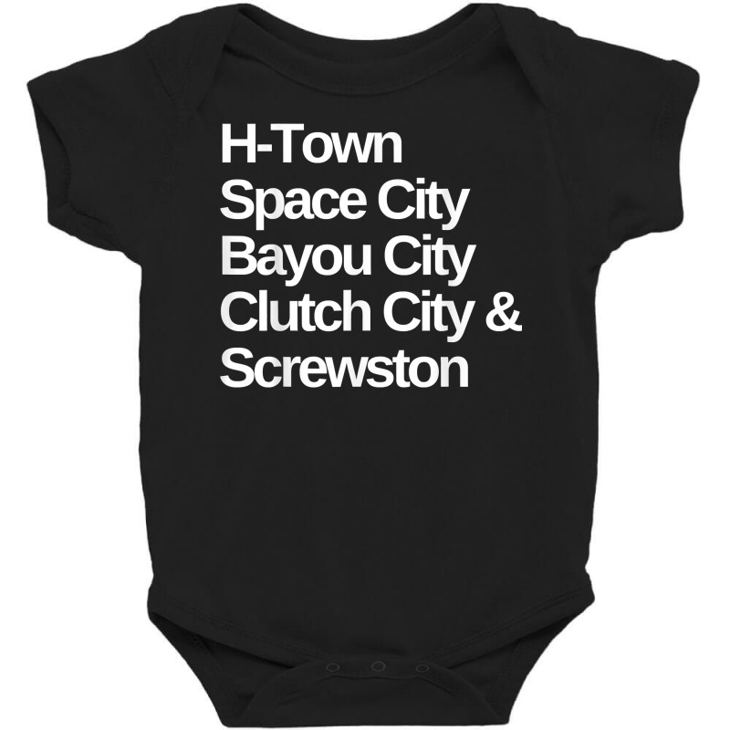 Houston Nicknames Texas T Shirt Baby Bodysuit by norhannuchols | Artistshot