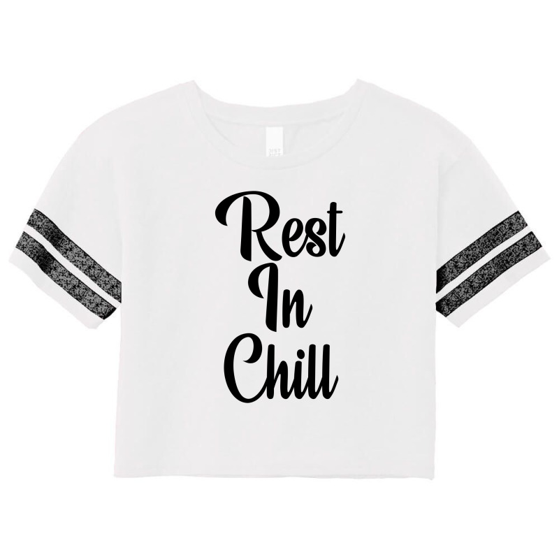 Rest In Chill Scorecard Crop Tee by SuryanaShop | Artistshot