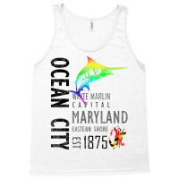 Ocean City Maryland White Marlin Capital Eastern Shore T Shirt Tank Top | Artistshot