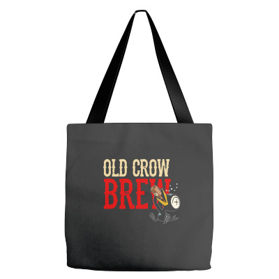 Drinky Crow Tote Bags Designed By Aheupote