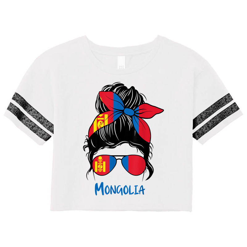 Mongolian Girl Mongolia Girl Mongol Woman Flag T Shirt Scorecard Crop Tee by franceskagilland | Artistshot