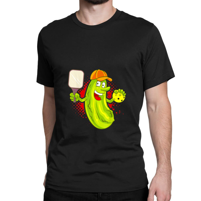 Pickleball Pickle Paddle Funny Humor Sports Classic T-shirt by dwindupadi | Artistshot