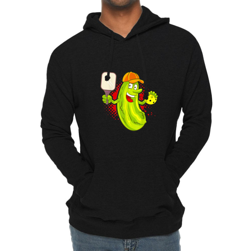 Pickleball Pickle Paddle Funny Humor Sports Lightweight Hoodie by dwindupadi | Artistshot