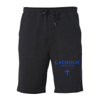 Catholic Since 33 Ad Fleece Short | Artistshot