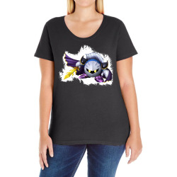 Custom Meta Knight Kirby Smash Bros Video Game ] Ladies Curvy T-shirt By  Jafarnr1966 - Artistshot