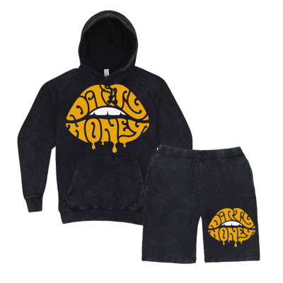 Music Rock Dirty Honey Vintage Hoodie And Short Set Designed By Brave Tees