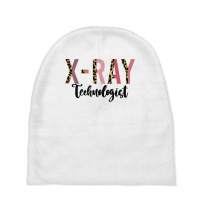 6wwy Funny Leopard Radiology Radiologist, X Ray Technologist Sweatshir Baby Beanies | Artistshot