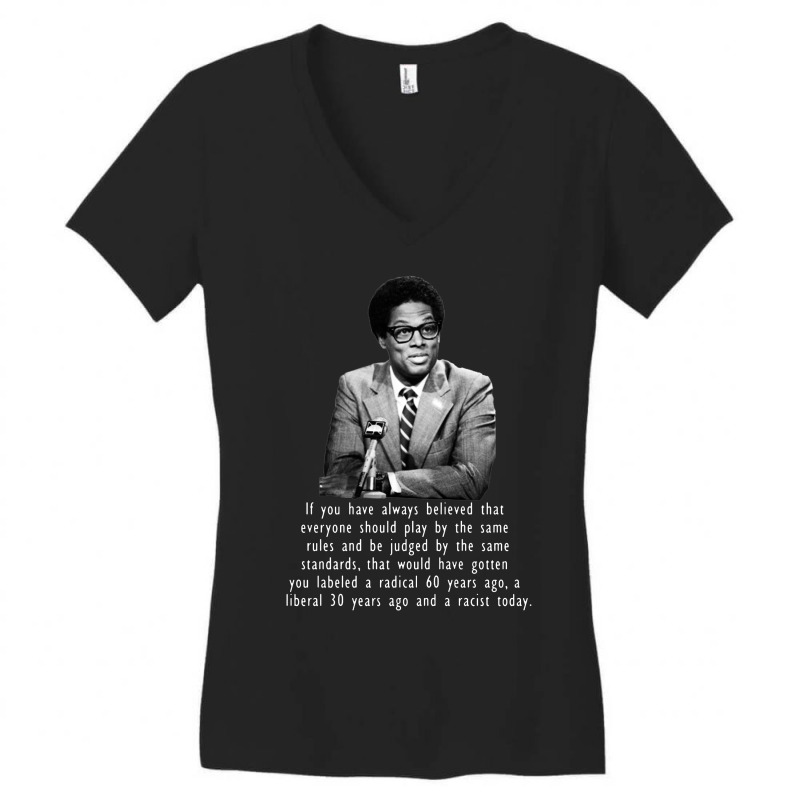 American Economist Quotes Women's V-Neck T-Shirt by Green Giant | Artistshot