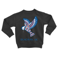 Skagway Alaska Kingfisher Native American Indian Bird Art T Shirt Toddler Sweatshirt | Artistshot