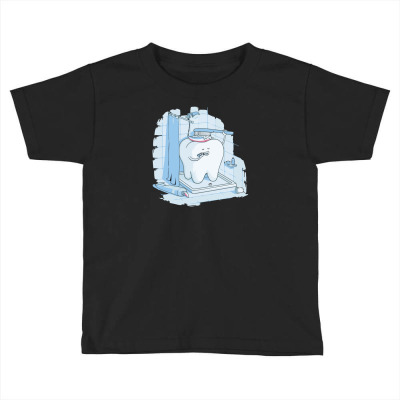Dental Hygiene Toddler T-shirt Designed By Mash Art