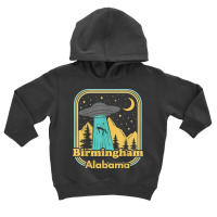 Birmingham Alabama Ufo Alien Hunter Ironic 80s State Pride T Shirt Toddler Hoodie | Artistshot