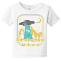 Birmingham Alabama Ufo Alien Hunter Ironic 80s State Pride T Shirt Baby Tee | Artistshot