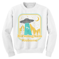 Birmingham Alabama Ufo Alien Hunter Ironic 80s State Pride T Shirt Youth Sweatshirt | Artistshot