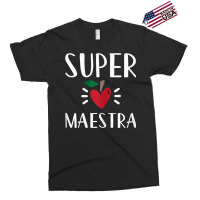 Womens Spanish Teacher Super Maestra Playera Bilingual Teacher T Shirt Exclusive T-shirt | Artistshot