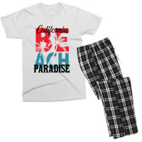 California Beach Paradise Men's T-shirt Pajama Set | Artistshot