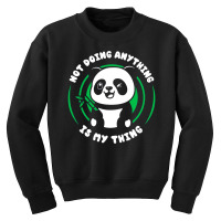 Doing Nothing Youth Sweatshirt | Artistshot