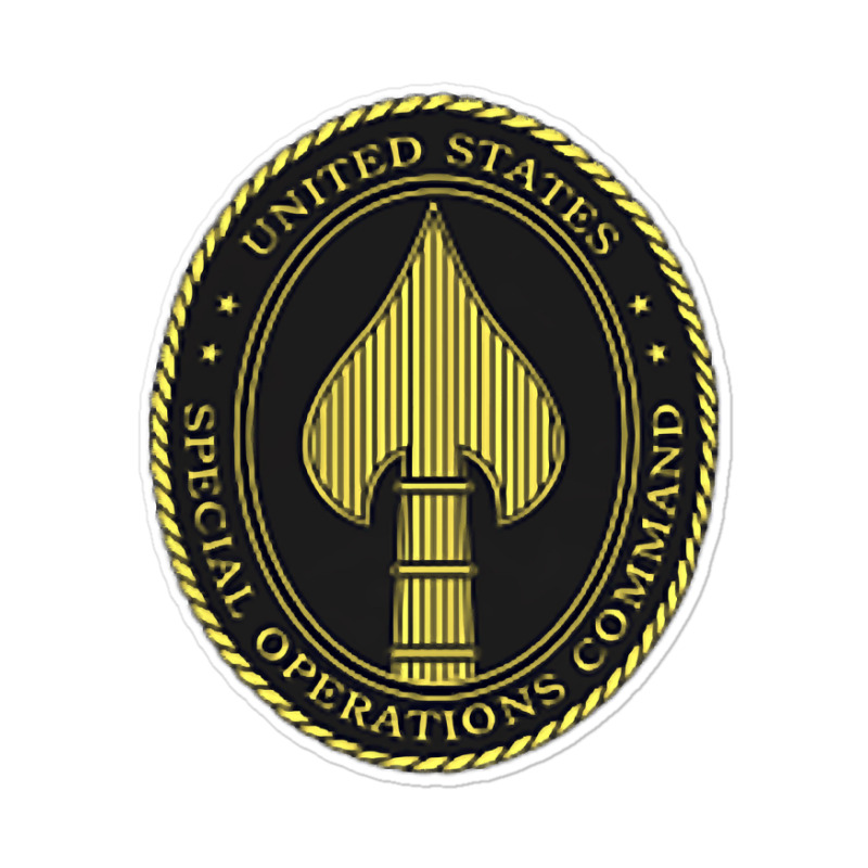 Us Special Operations Command Socom Military Morale T Shirt Sticker | Artistshot