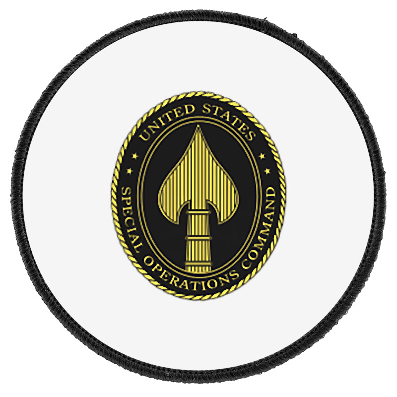 Us Special Operations Command Socom Military Morale T Shirt Round Patch | Artistshot