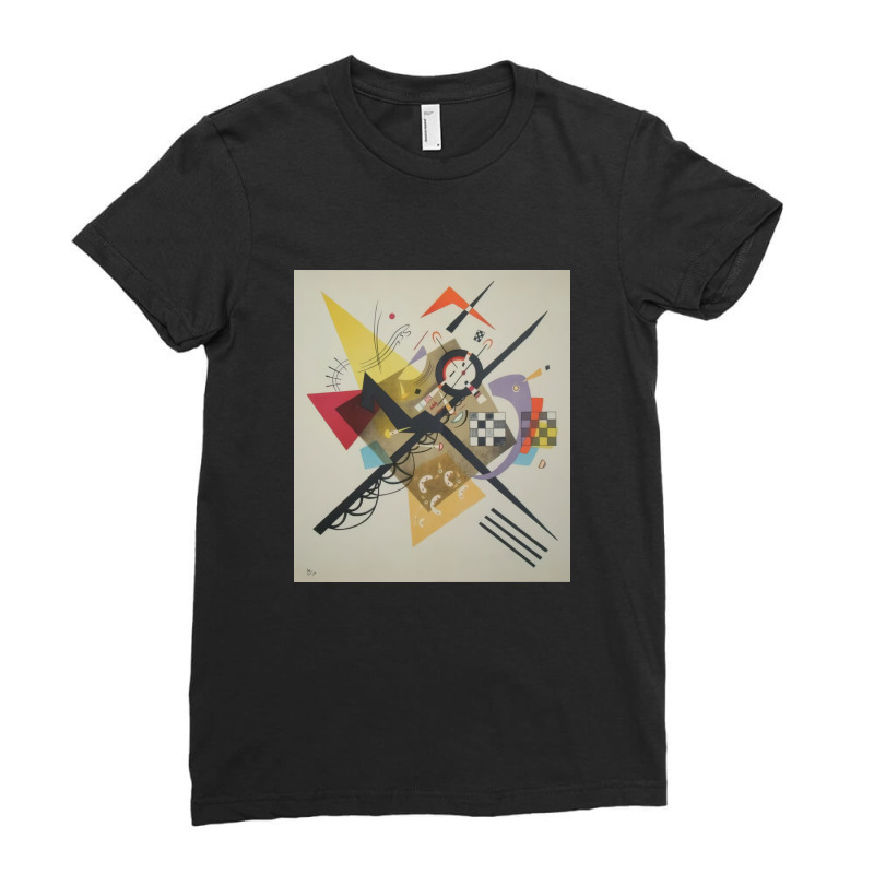 Wassily Kandinsky Composition, 1922 Ladies Fitted T-shirt | Artistshot