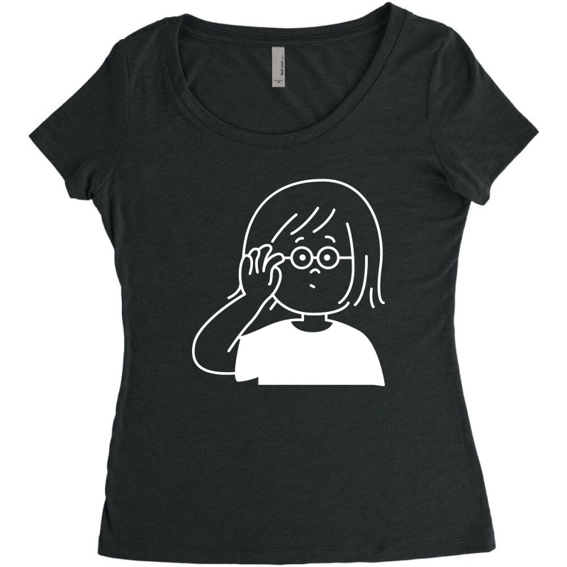 Woman Women's Triblend Scoop T-shirt | Artistshot